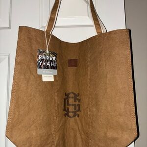 Out of the Woods Brown Tote Bag NWT